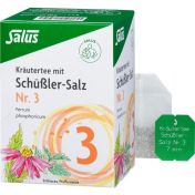 Kräutertee mit Schüßler-Salz Nr. 3 Salus