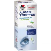 Doppelherz Augen-Tropfen Hyaluron 0.3% system