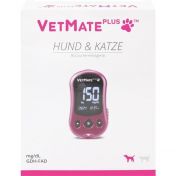 VetMate PLUS Blutzuckermessgerät mg/dl eco Hund+Ka