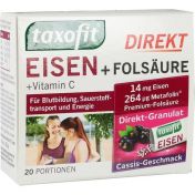 taxofit Eisen + Folsäure Direktgranulat