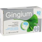 Gingium 80 mg Filmtabletten günstig im Preisvergleich