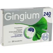 Gingium 240 mg Filmtabletten günstig im Preisvergleich