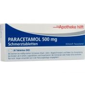 Paracetamol 500 mg Die Apotheke hilft
