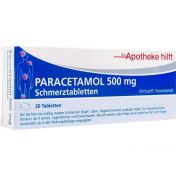 Paracetamol 500 mg Die Apotheke hilft günstig im Preisvergleich