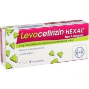 Levocetirizin HEXAL bei Allergien 5mg Filmtabl.