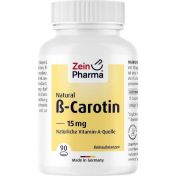 Beta Carotin Natural 15 mg - ZeinPharma