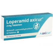 Loperamid axicur 2 mg Tabletten günstig im Preisvergleich
