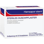 Hansapor steril Duschpfl 6x7cm