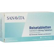 Reisetabletten SANAVITA 50 mg Tabletten günstig im Preisvergleich