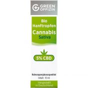 Green Offizin Bio Hanftropfen 5% CBD 10ml günstig im Preisvergleich