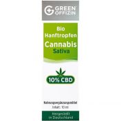 Green Offizin Bio Hanftropfen 10% CBD 10ml günstig im Preisvergleich