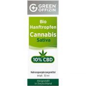 Green Offizin Bio Hanftropfen 10% CBD 30ml günstig im Preisvergleich