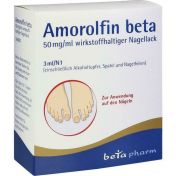 Amorolfin beta 50mg/ml wirkstoffhaltiger Nagellack