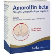 Amorolfin beta 50mg/ml wirkstoffhaltiger Nagellack günstig im Preisvergleich