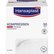 Hansaplast Kompressen Steril 10X10cm günstig im Preisvergleich