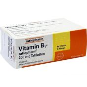 Vitamin-B1-ratiopharm 200mg Tabletten günstig im Preisvergleich