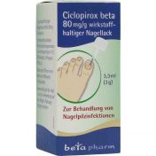 Ciclopirox beta 80mg/g wirkstoffhaltiger Nagellack