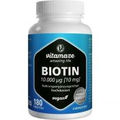Biotin 10mg hochdosiert vegan günstig im Preisvergleich