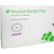 Mepilex Border Flex 15x19 cm oval Schaumv. haft.
