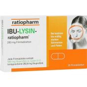 IBU-LYSIN-ratiopharm 293 mg Filmtabletten günstig im Preisvergleich