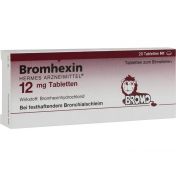 Bromhexin Hermes Arzneimittel 12mg Tabletten günstig im Preisvergleich