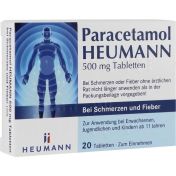 Paracetamol HEU 500 mg TAB b. Schmerzen und Fieber günstig im Preisvergleich