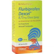 Flurbiprofen Dexcel 8.75 mg/Dosis Spray z.Anw.Mund günstig im Preisvergleich