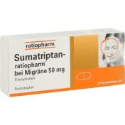 Sumatriptan-ratiopharm bei Migräne 50 mg FTA günstig im Preisvergleich