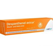 Dexpanthenol axicur Wund-und Heilcreme 50 mg/g Cre günstig im Preisvergleich