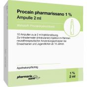 Procain pharmarissano Ampulle 1% 2ml