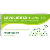 Levocetirizin Micro Labs 5 mg Filmtabletten