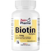 Biotin Komplex 10 mg + Zink +Selen hochdosiert günstig im Preisvergleich