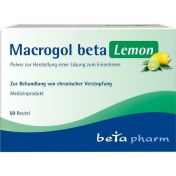 Macrogol beta Lemon Plv.z.Her.e.Lsg.z.Einn. günstig im Preisvergleich