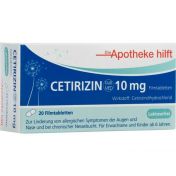 Cetirizin Fair-Med Healthcare 10 mg Filmtab.