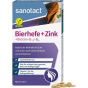 Bierhefe + Zink Tabletten sanotact