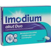 Imodium akut Duo 2 mg/125 mg Tabletten günstig im Preisvergleich