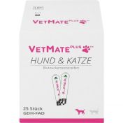 VetMate PLUS Blutzuckerteststreifen Hund+Katze