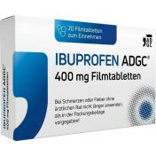IBUPROFEN ADGC 400 mg Filmtabletten günstig im Preisvergleich