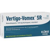 Vertigo-Vomex SR Retardkapseln 120 mg Hartkapseln