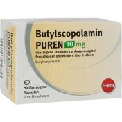 Butylscopolamin PUREN 10 MG überzogene Tabletten