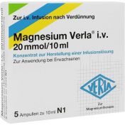 Magnesium Verla i.v. 20 mmol/10ml günstig im Preisvergleich