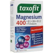 taxofit Magnesium 400+B1+B6+B12+Folsäure