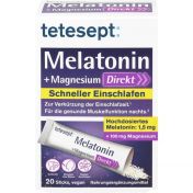 tetesept Melatonin + Magnesium Direkt Sticks