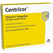 Centricor Vitamin C Ampullen 100 mg/ml Inj. günstig im Preisvergleich