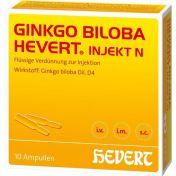 Ginkgo biloba Hevert injekt N günstig im Preisvergleich