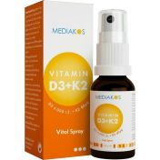 Vitamin D3 + K2 4000 IE 60 ug Mediakos Vital Spray günstig im Preisvergleich