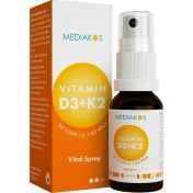 Vitamin D3 + K2 2000 IE 40 ug Mediakos Vital Spray günstig im Preisvergleich