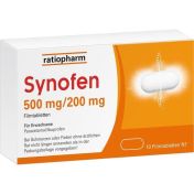 Synofen 500 mg/ 200 mg Filmtabletten günstig im Preisvergleich