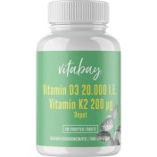 Vitamin D3 Depot 20000 IE + Vitamin K2 200 mcg günstig im Preisvergleich