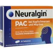 Neuralgin PAC bei Kopfschmerzen und Migräne